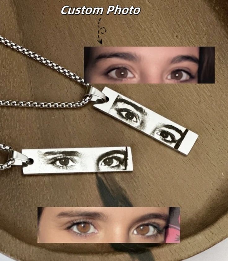 👁️ Personalized Eyes Locket
