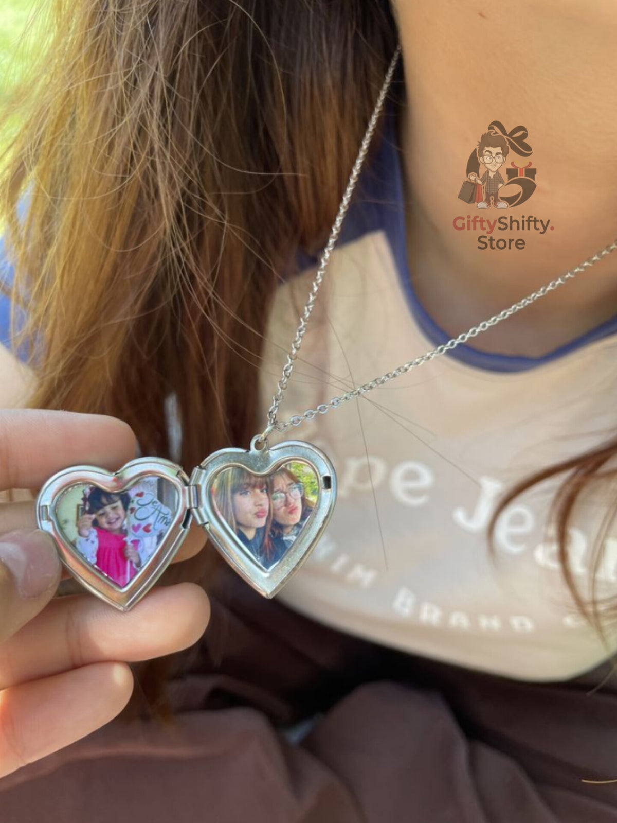 ❤️ Double Heart Photo Locket — Personalized Couple Necklace
Keep Your Favorite Memories Close to Your Heart ❤️
